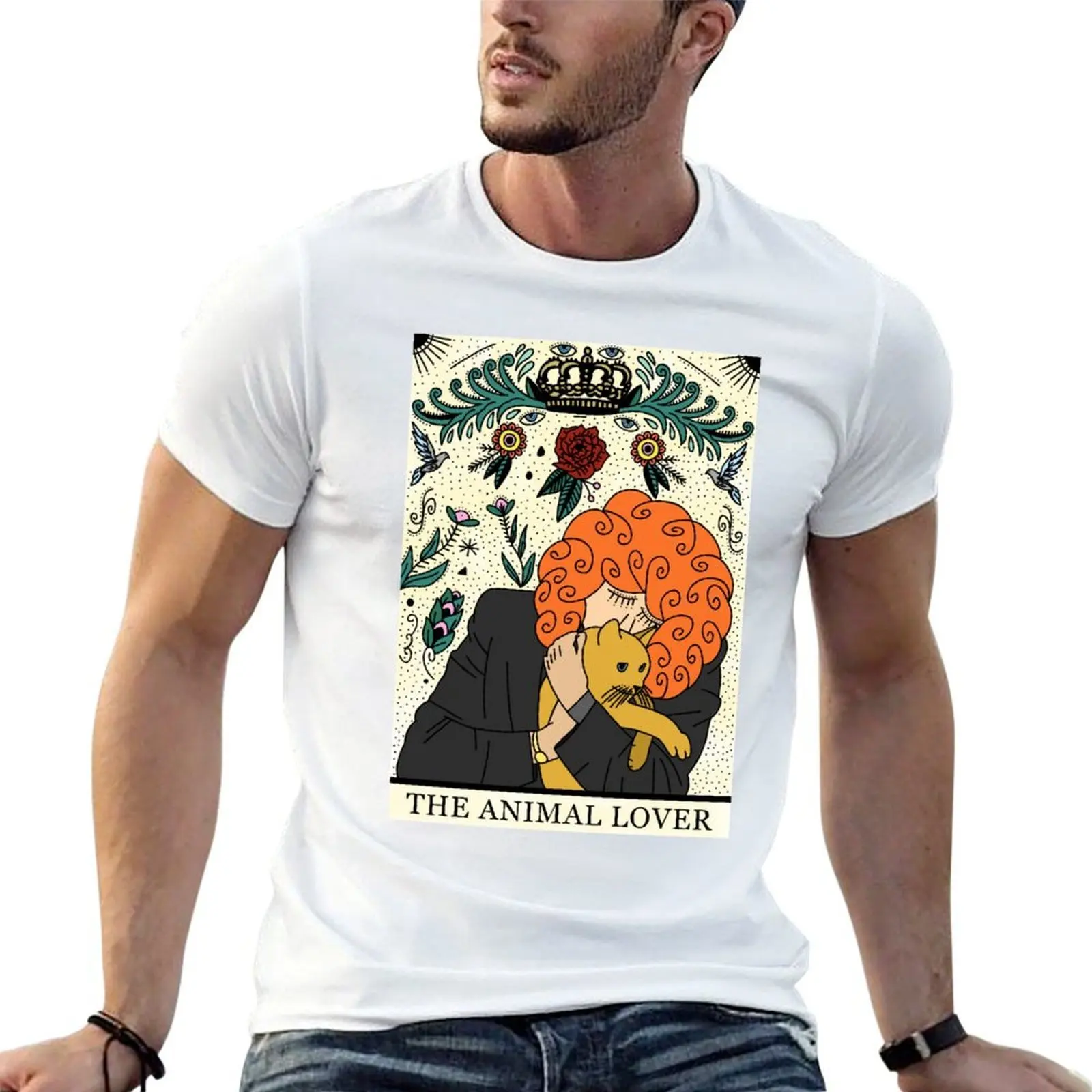 Netflix Russian Doll The Animal Lover Tarot Card Illustration T-Shirt