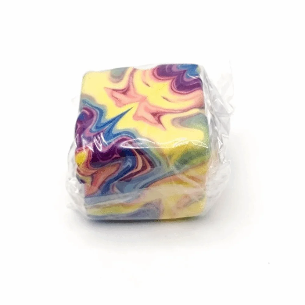 Creative Slow Rising Maltose Cube Stress Toy Foam Hand Relax TPR Squeeze Toy Realistic Soft Slow Rebound Toy Kids Adults