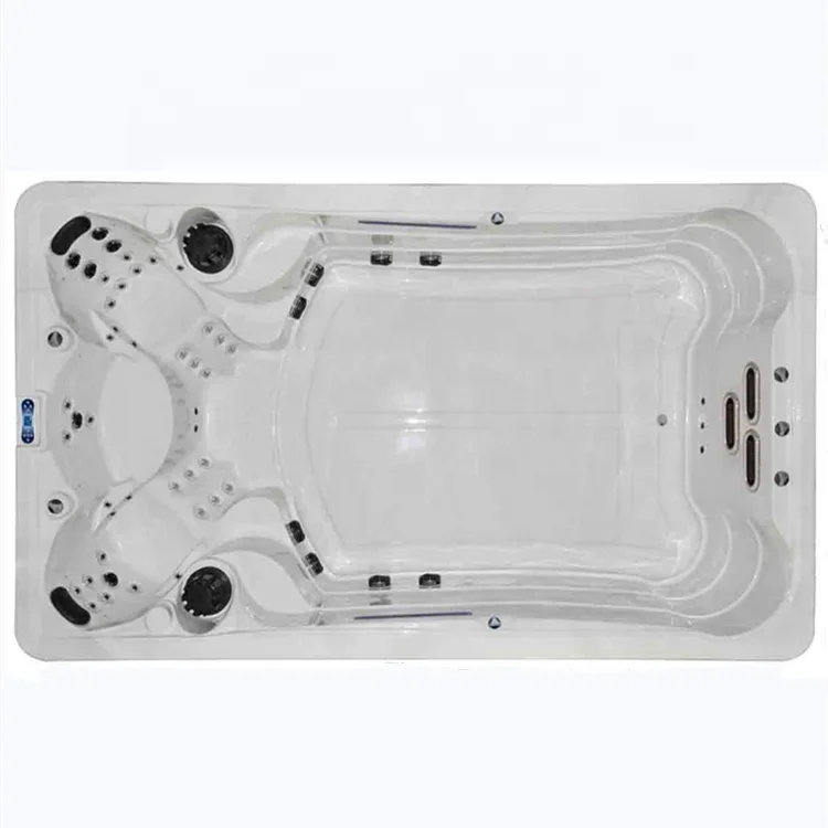 Bubble Massage Whirlpools Spa Bathtub Hydrotherapy Spa Tub Outdoor Swimming Pool Acrylic Hot Tub Swim Spa Pool