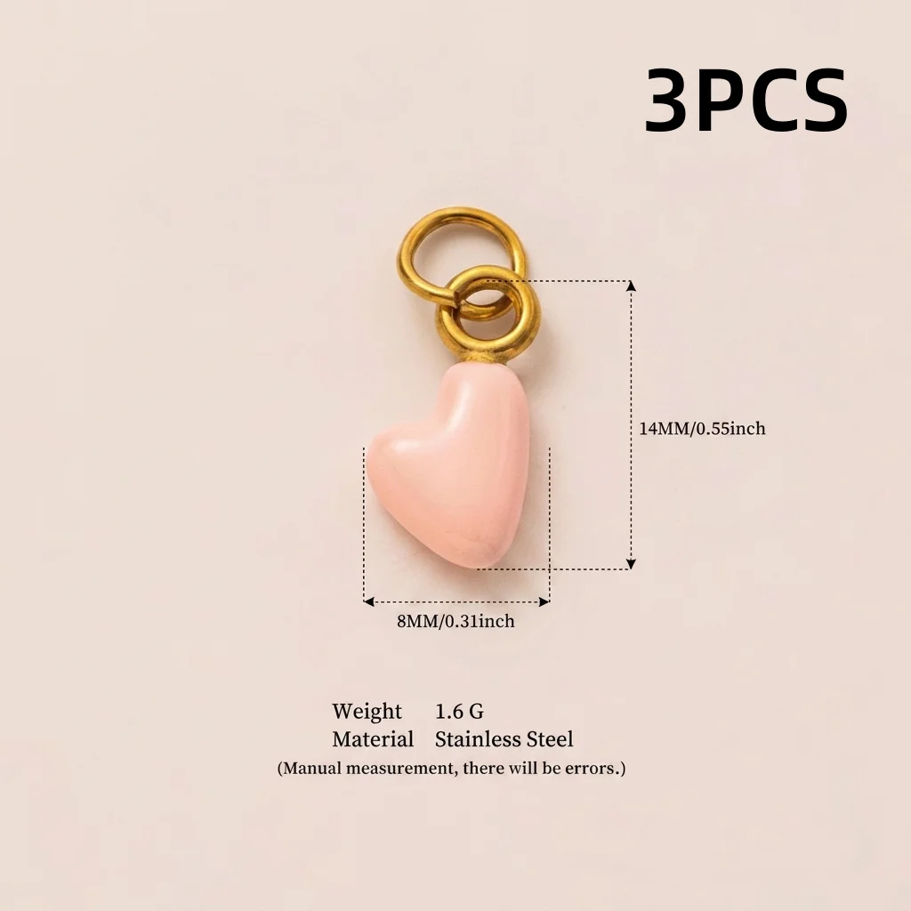 3 Stück Modische Neue Stilrichtungen Frei Kombinierbare Dezember-Liebe DIY Anhänger Charms für Schmuckherstellung – Detail 4