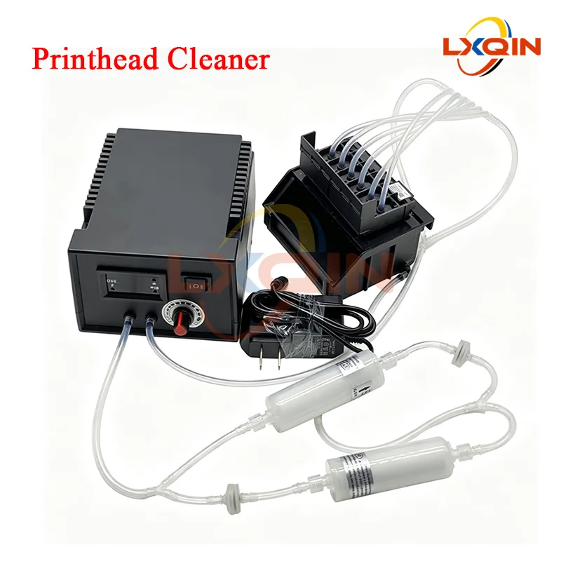 LXQIN Print Head Cleaner for Xp600/DX5/4720/I3200/I1600 Printhead Cleaning Machine Washing Kit Multi-channel Loop