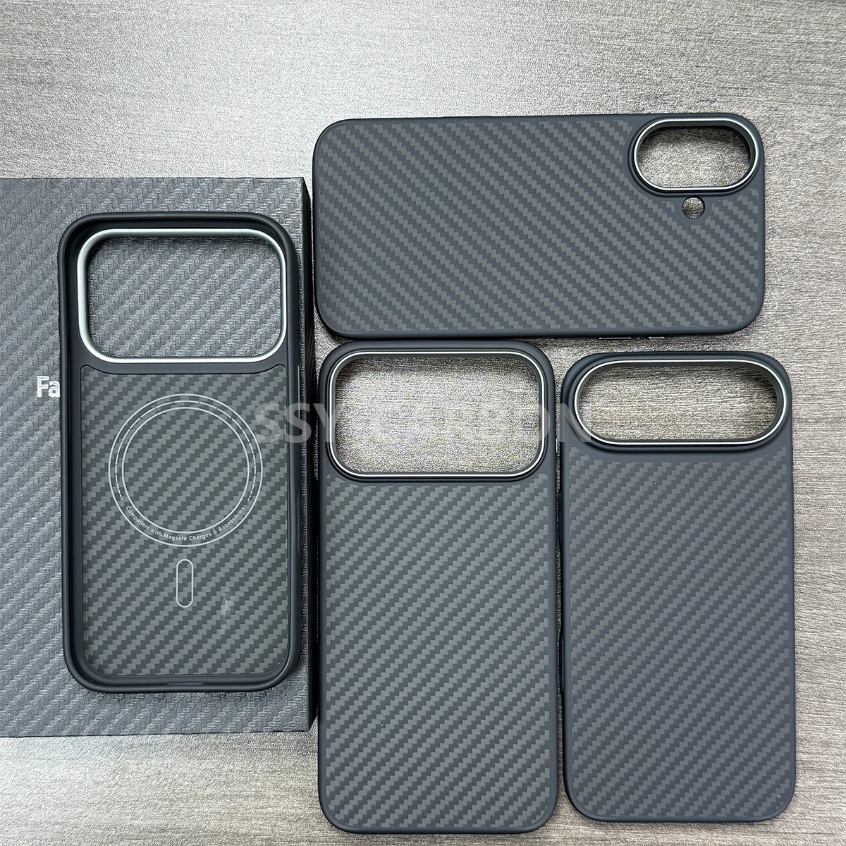 Etui z prawdziwego włókna węglowego do Apple iPhone serii 17 (17/17 Air/17 Pro/17 Pro Max), aramidowe, magnetyczne, z obsługą Magsafe, wytrzymałe, pancerne. — zdjęcie produktu 6