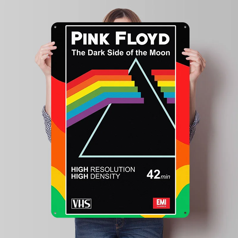 Pink Floyd Poster Customized Vintage Metal Signs Wall Art Retro Tin Plaque for Decoration Bedroom Bar Accessories Decor Room