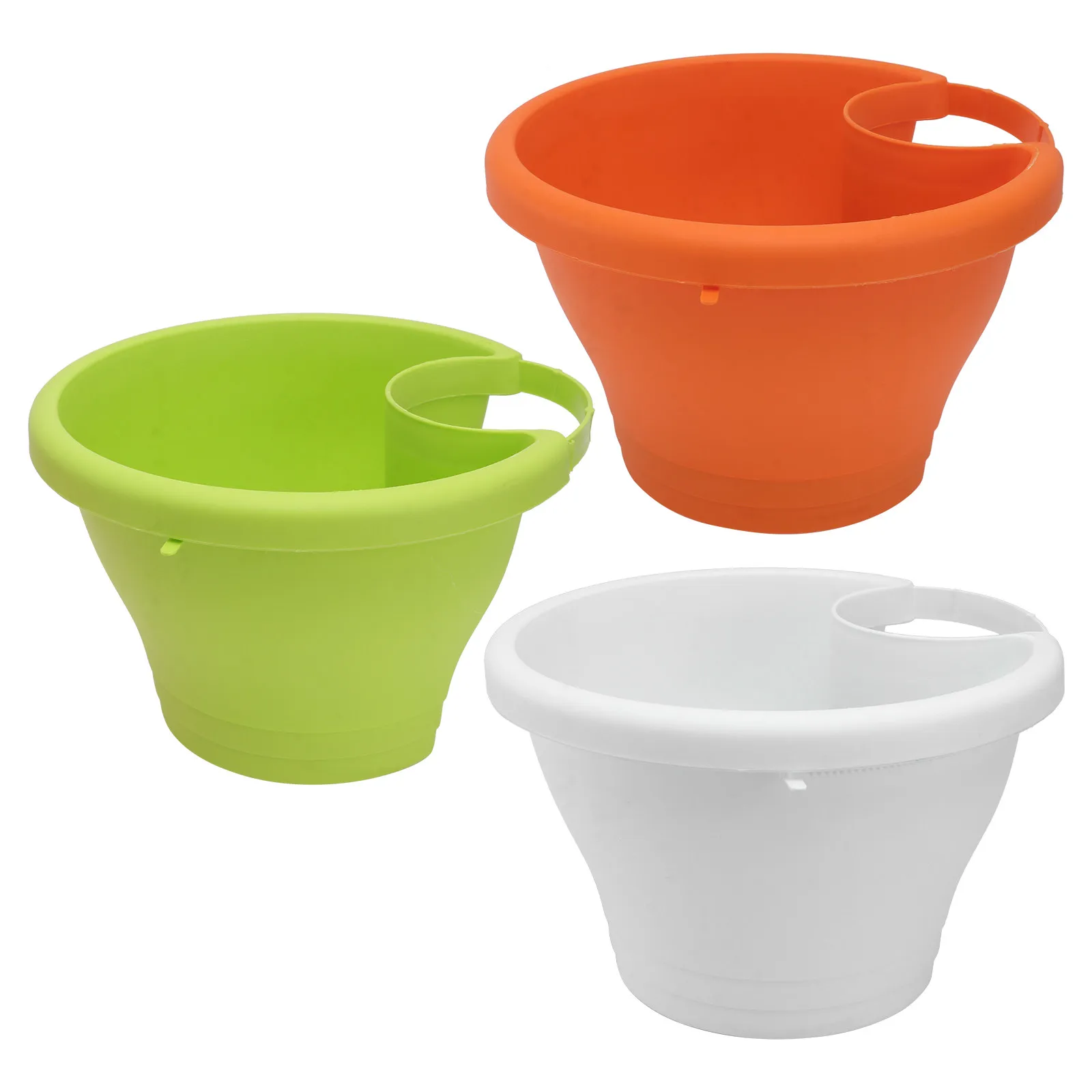 3Pcs Downspout Garden Pot Hanging Flowerpot Craft for Plants Flowers Home Decor Table Windowsill Kitchen Balcony Drain Pipe
