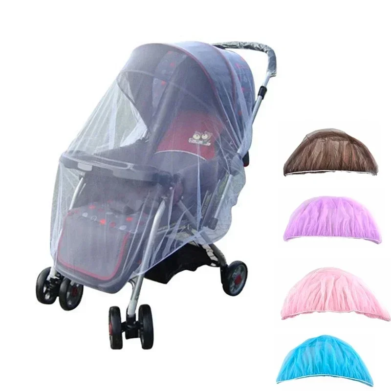 New 150cm Baby Stroller Pushchair Mosquito Insect Shield Net Safe Infants Protection Mesh Baby Stroller Accessories Mosquito Net