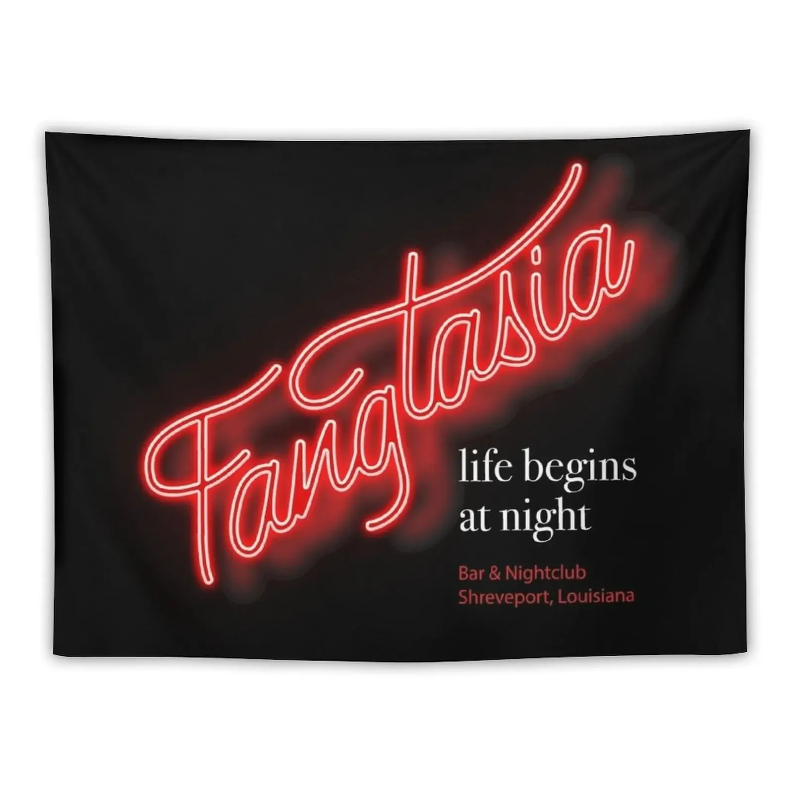 

Fangtasia Nightclub Merch (True Blood) Tapestry Decoration Bedroom Room Decorator Tapestry