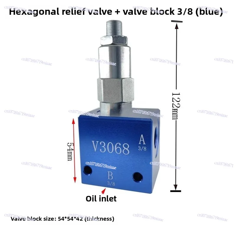 Pressure Regulator V3068 Manual Adjustable Hydraulic Valve
