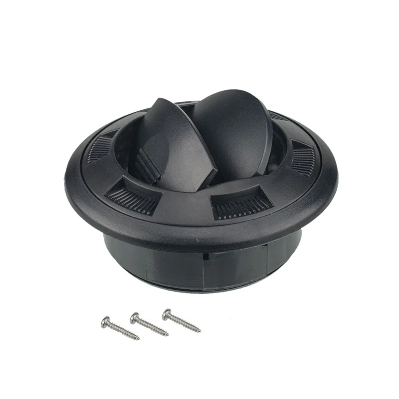 

75 мм автомобильный вентиляционный отверстие, приборная панель, дефлектор вентиляционного отверстия кондиционера, универсальная ручка, вращающийся вентиляционный отверстие для кемпера, каравана