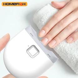 Electric Nail Clipper with Grinding & Polishing & LED Light, Rechargeable Automatic Nail Trimmer for Baby & Adult Manicure