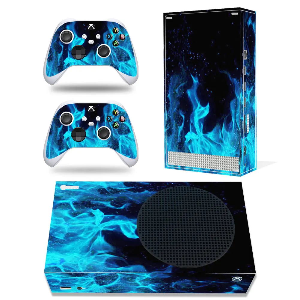 XSS Series S Colorful Skin Sticker Decals Cover for Xbox Series S Console And 2 Controllers Vinyl Skins Game Accessories