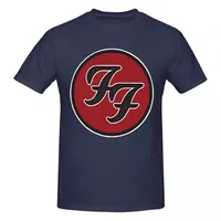 F-Foo Band Fighters Rock graphic T-shirt Y2K Idea round neck men's and women's T-shirt