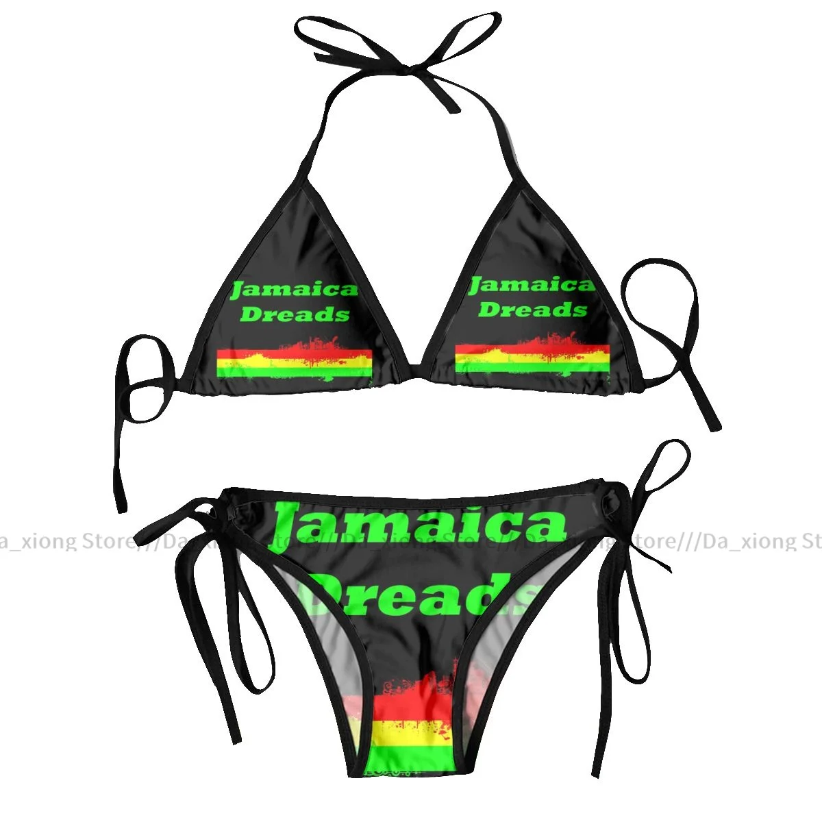 Maillot de bain deux pièces imprimé Jamaica, sexy, bikini, ensemble pour femmes