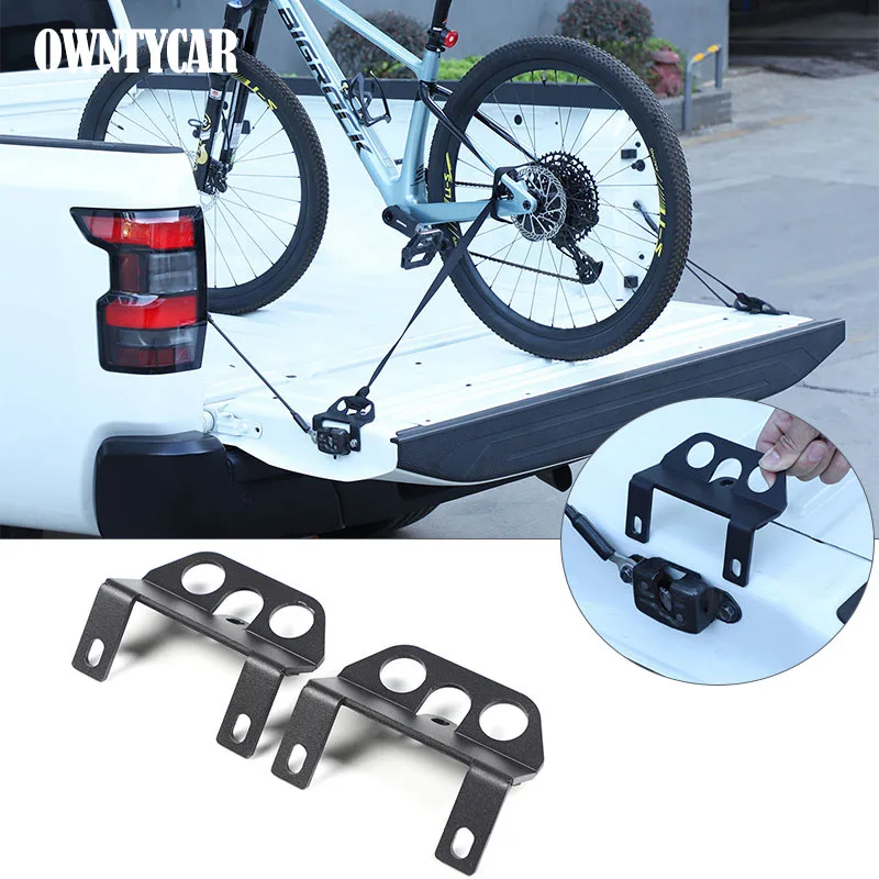 For Nissan Frontier 2022+ Truck Tailgate Trunk Luggage Anchor Pickup Bed Side Tie Down Cleat Hook Fastner Clip Car Accessories