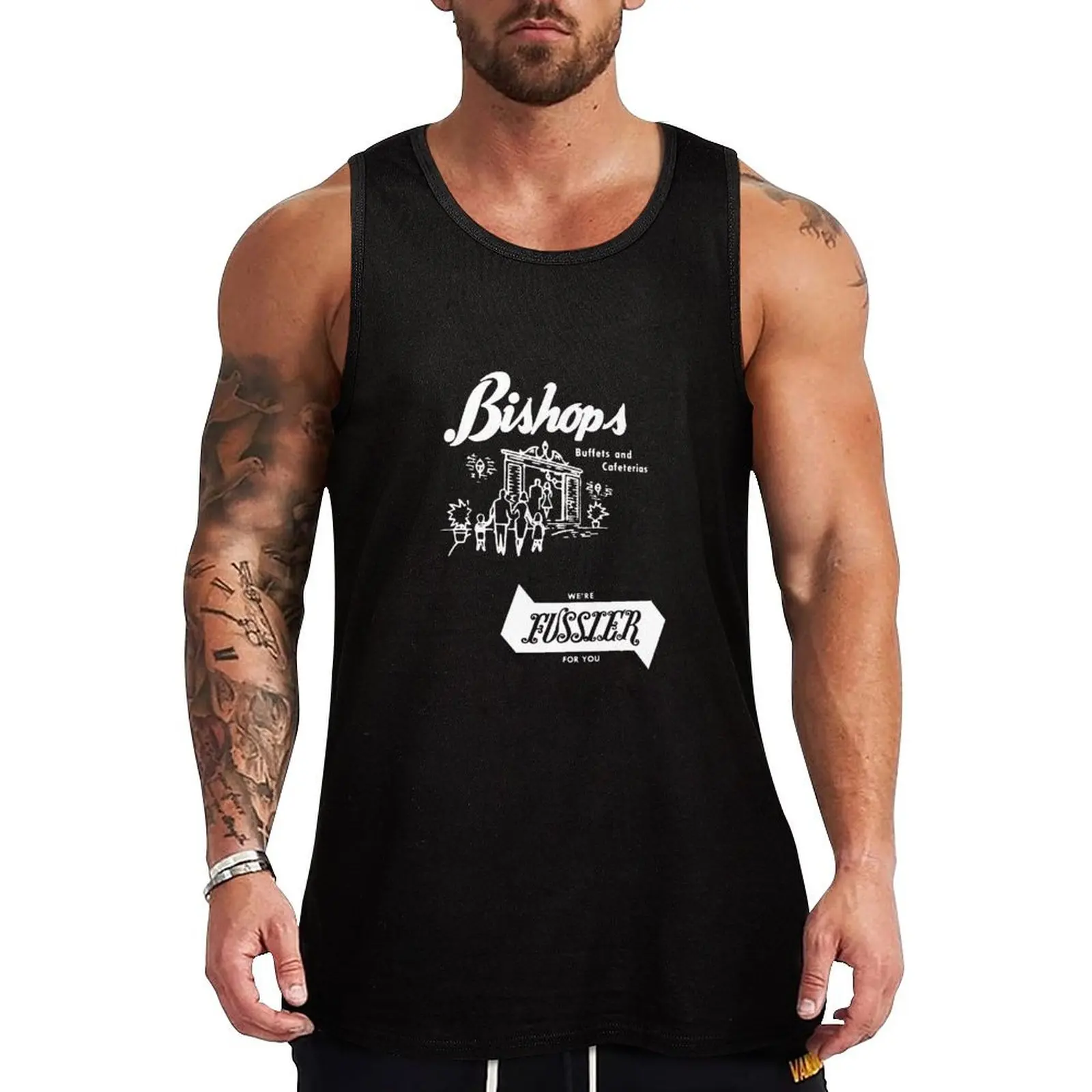 Bishops Buffet Tank Top Outdoor Casual Tank Top Sleeveless Loose Summer Top
