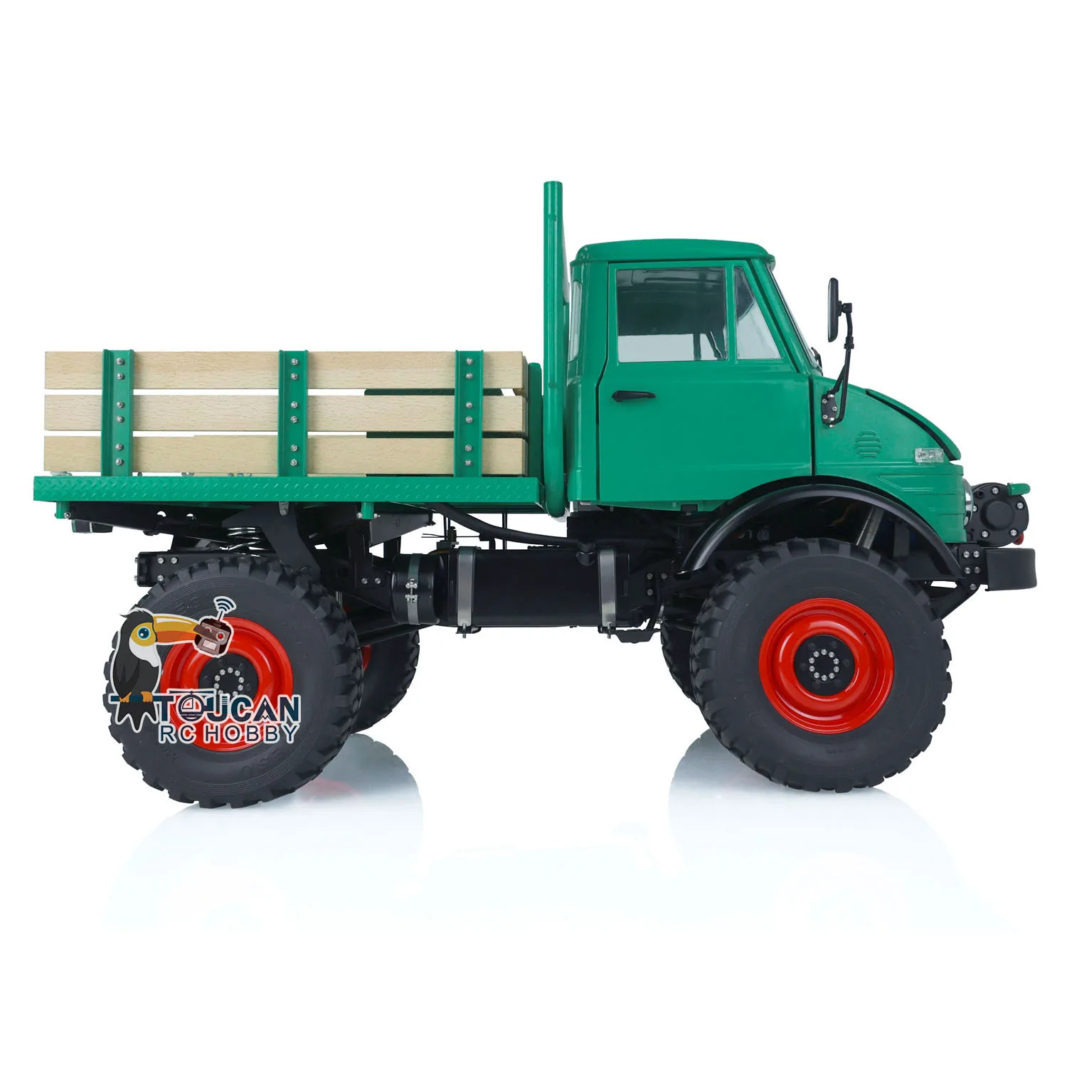 LESU 1/10 RC Off-Road 4X4 U406 Veicoli assemblati Verniciati Verde Radiocomando Auto Toucan Mini Camion Giocattoli per Ragazzi Thzh1429