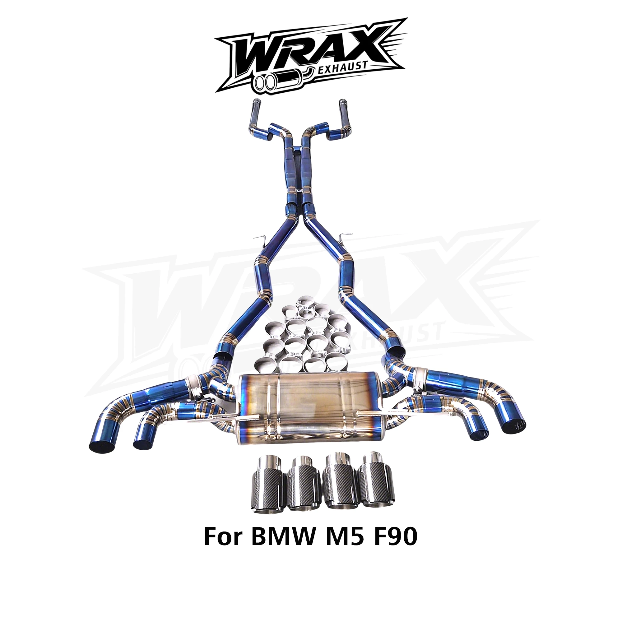 

WRAX Titanium Alloy Catback System for BMW M5 F90 Powerful Note Exhaust Boost Vehicle Performance