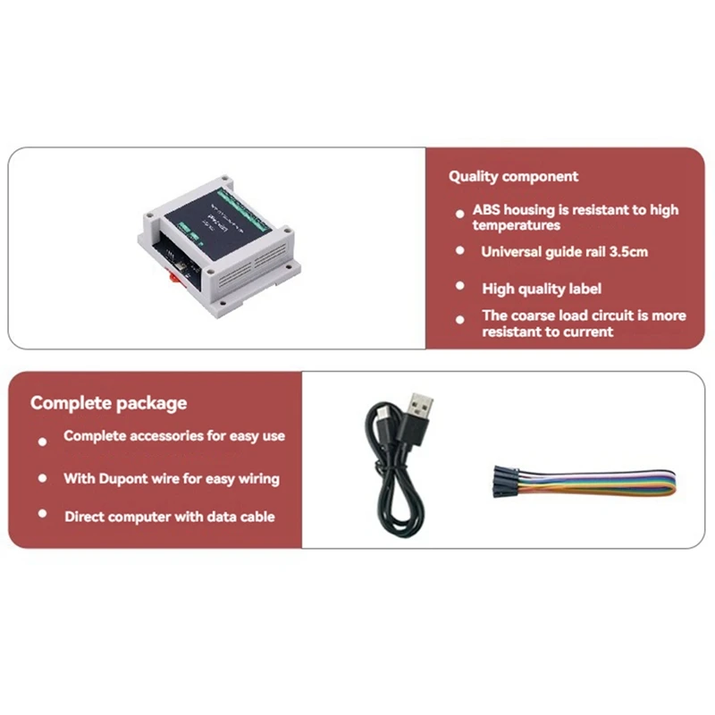 FFYY-산업용 제어 보드 USB 릴레이 PRO 4방향 릴레이 절연 레일 자동화 애플리케이션용 USB/TTL 제어 릴레이