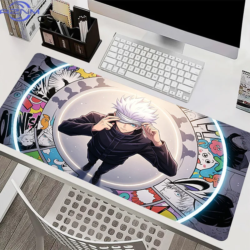 Oversized Mouse Pad Gamer Extended Desk Mat Notbook Keyboard Pad Colorful Gaming Accessories J-jujutsu Kaisen Anime Mousepads