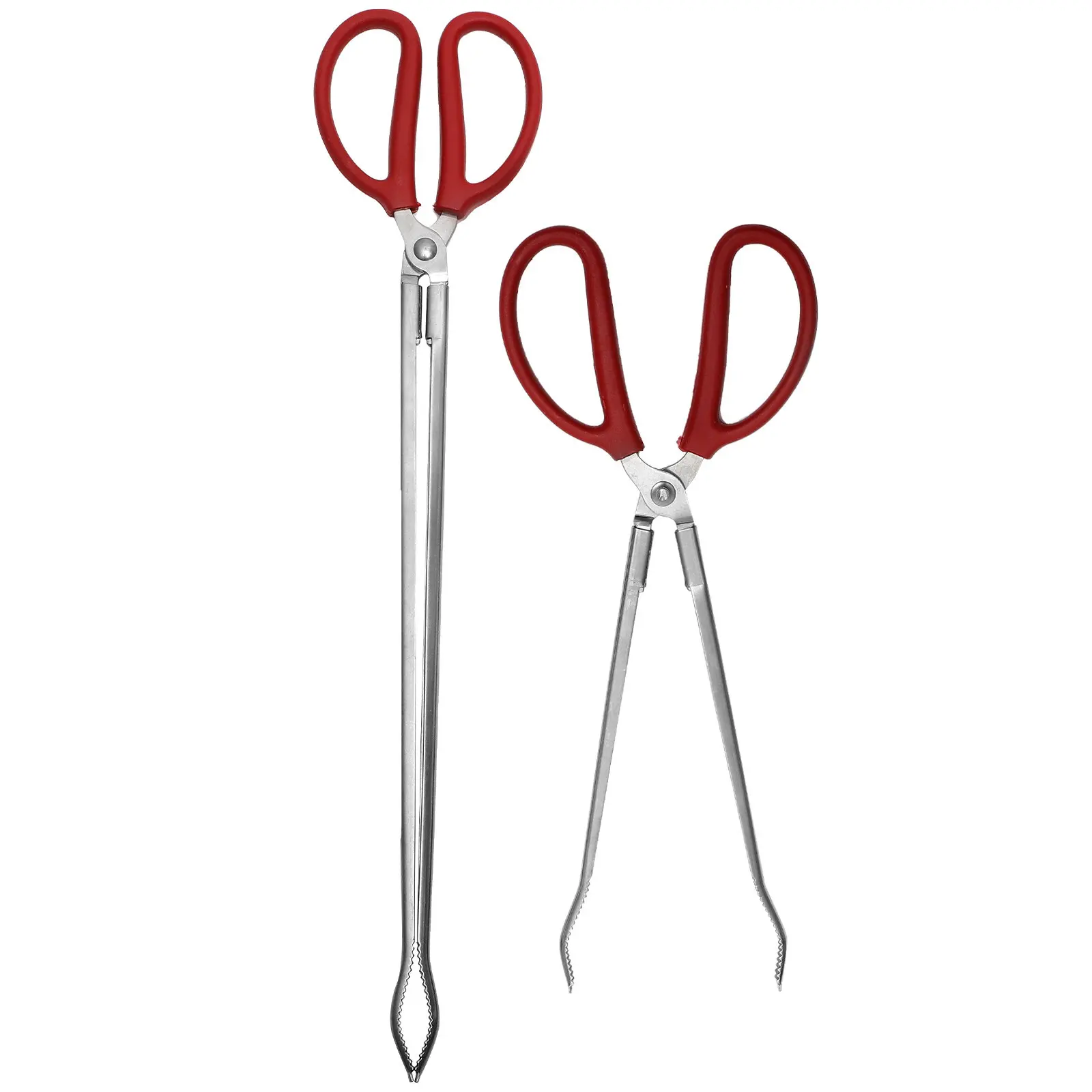 

Набор из 2-х щипцов для крабов, угрей и рыбы, сверхпрочные, из нержавеющей стали, с длинной ручкой, для сбора мусора, для использования на улице, в парке, на газоне