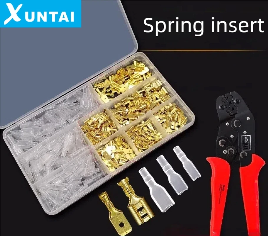 

Комбинированный набор пружинных клемм с медной оболочкой, гнездовой тип, Push-Pull, холоднопрессованный соединительный блок, толщина 6 мм