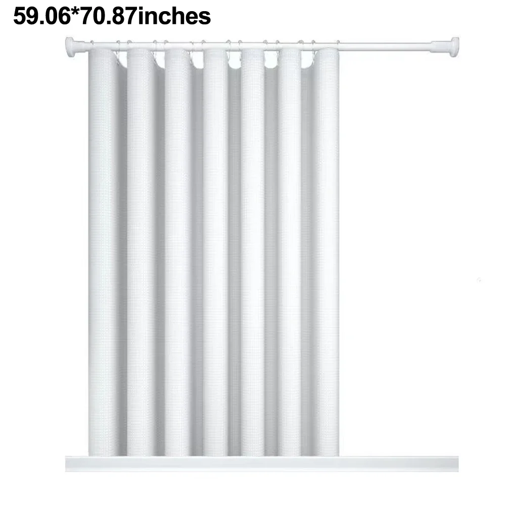 

150*180cm 59.06*70.87 Inches Polyester Shower Curtain Easy Care Fabric Large Shower Curtain Bathroom Decoration