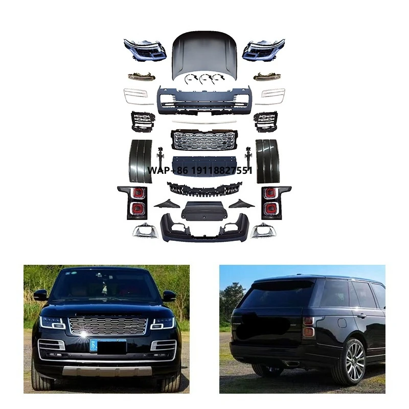 

Car Modification Upgrade 2018-2022 SVA Front and Rear Bumpers and Headlights Kit for 2013-2017 Executive