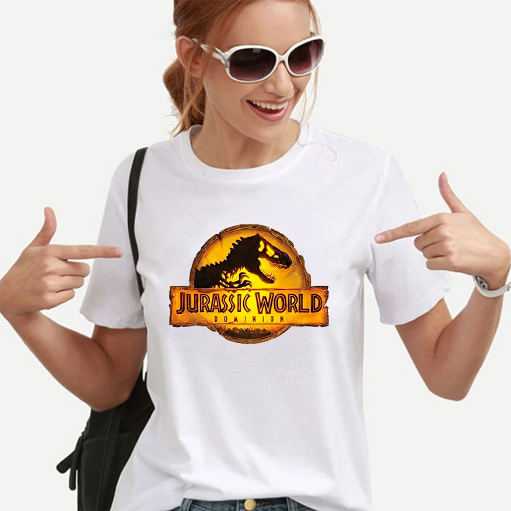 Jurassic World 2024 New Movie Dominion T Shirt Jurassic Park Shirt Dinosaur Life Vintage Graphic T Shirts Unisex Casual Tops Tee