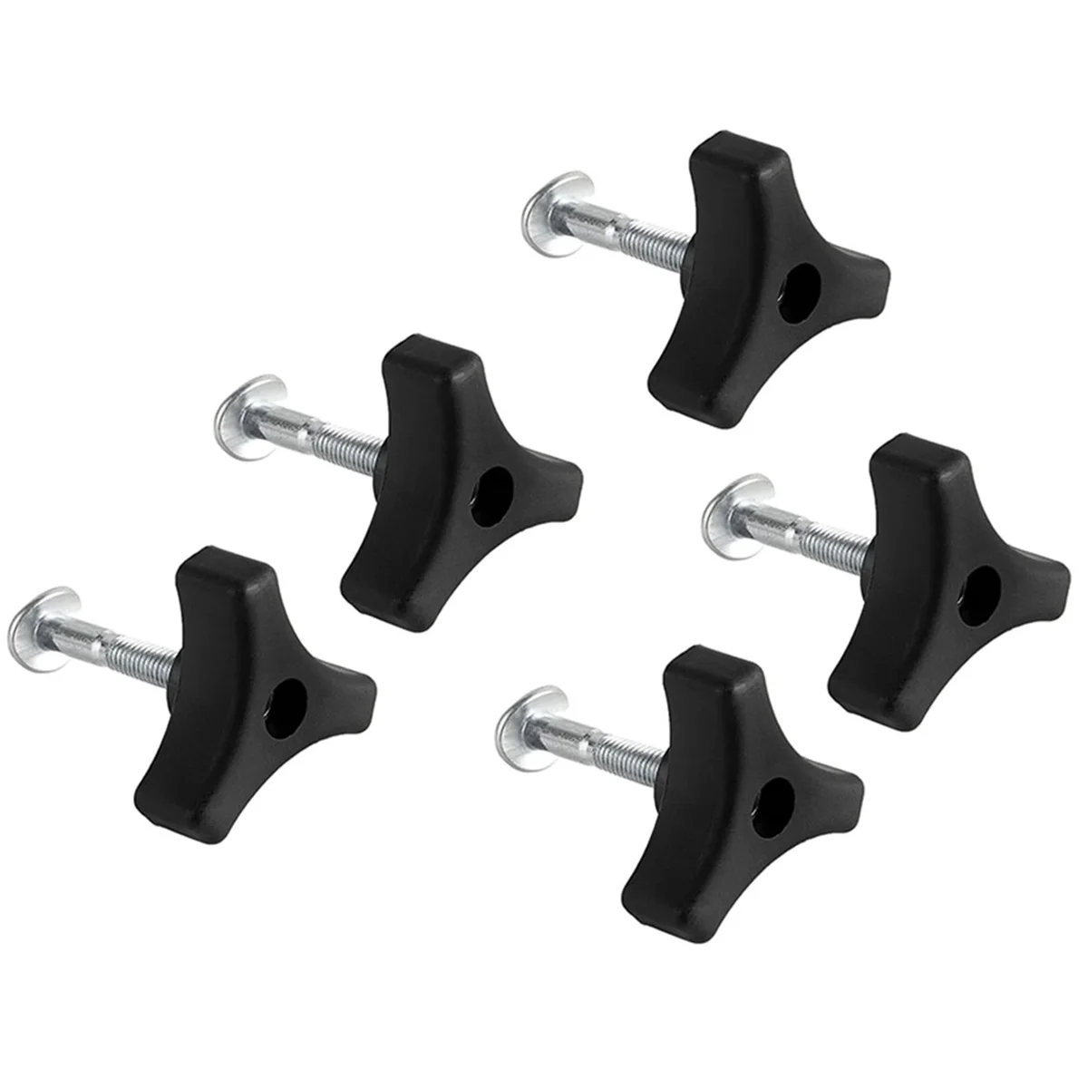 5PCS Universal Handrail Handle Lawn Mower Kit, Replacement Blades, Grass Catcher, Wheels