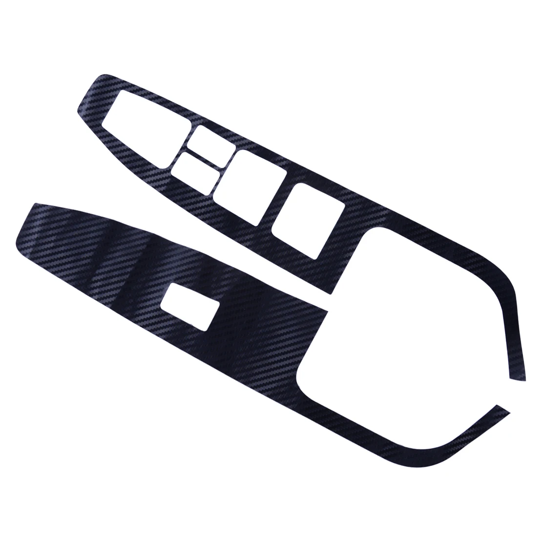 4 teile/satz Carbon Faser Stil Vinyl Tür Fensterheber Schalter Panel Abdeckung Trim Aufkleber Fit für Hyundai Elantra 2017-2019 2020 LHD – Detail 8