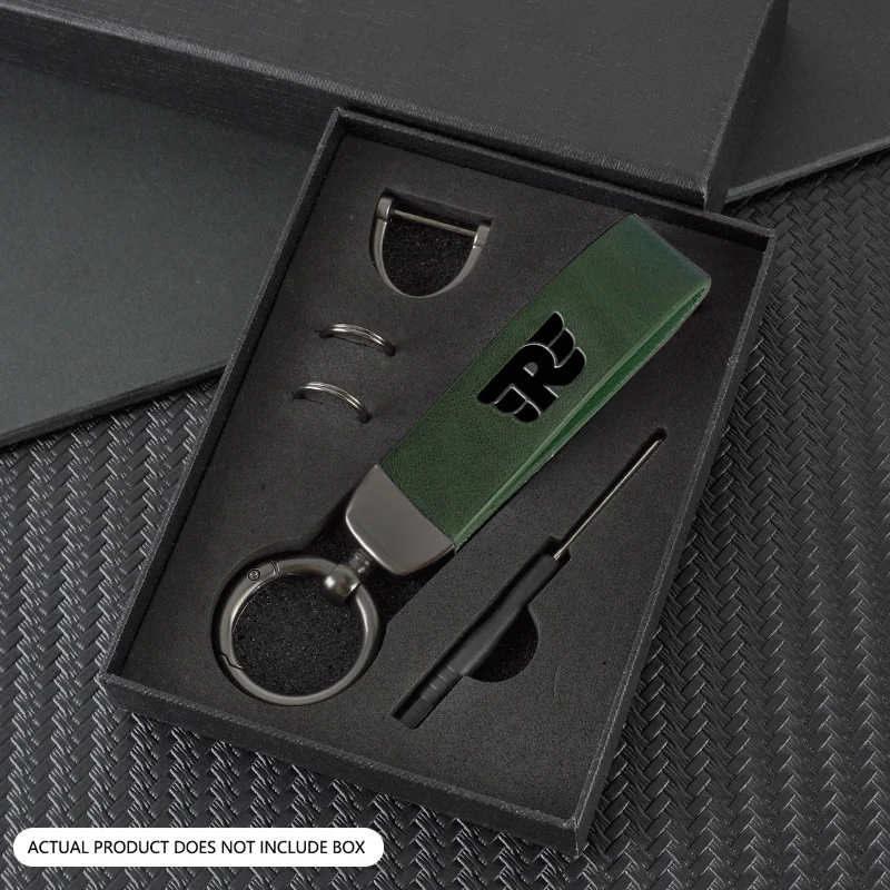 خمر الجلود دراجة نارية شعار المفاتيح كيرينغ قلادة ل رويال انفيلد رصاصة/نيزك/الكلاسيكية 350 500 اعتراضية 650 411 450 #3