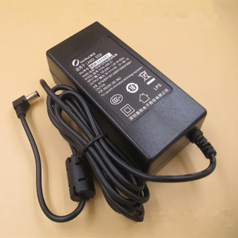 

Genuine Meikai PDB-48B-01 9V 4A 36W AC Adapter Charger For LANDI E530 POS Power Supply