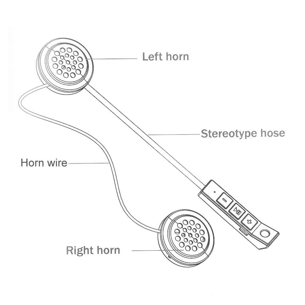 Motorradhelm Bluetooth 5.0 Headset Stereo-Headset Motorradhelm-Headset Kabelloses Freisprech-Headset – Detail 6
