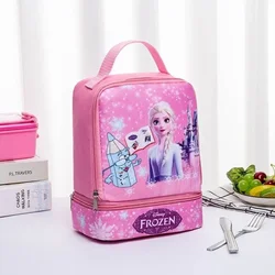 Disney cartoon insulation bag frozen  cute lunch box bag barbecue handbag Outdoor bag