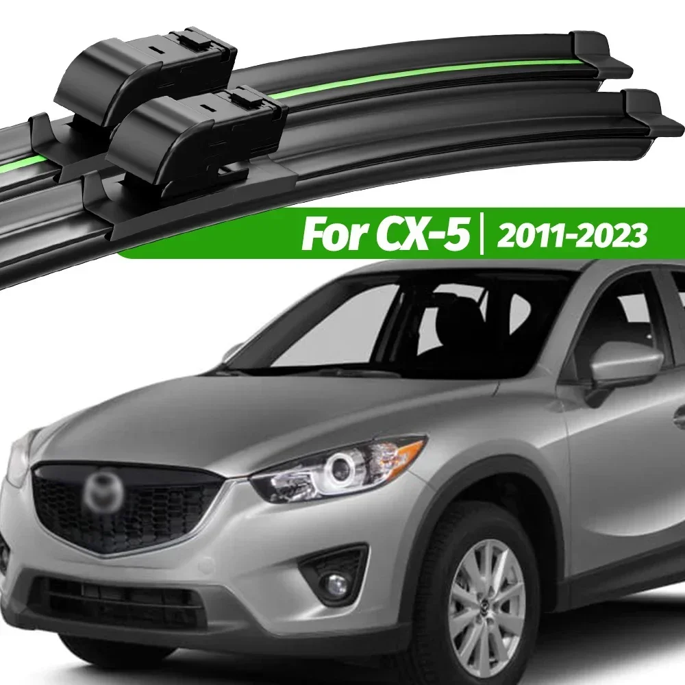 

For Mazda CX-5 CX5 CX 5 2011-2023 2pcs Front Windshield Wiper Blades 2013 2014 2016 2017 2019 Windscreen Window Accessories