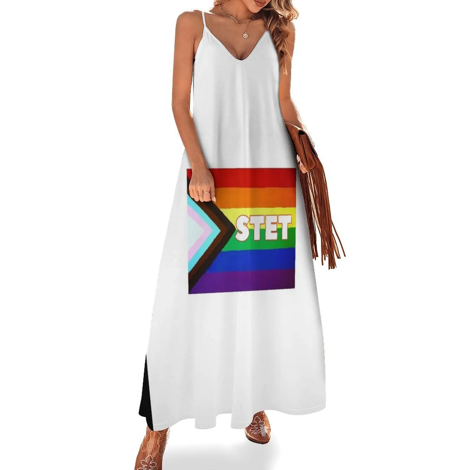 

Rainbow Stet (Updated) Sleeveless Dress women's evening dress 2025 birthday dress for women luxury 2025