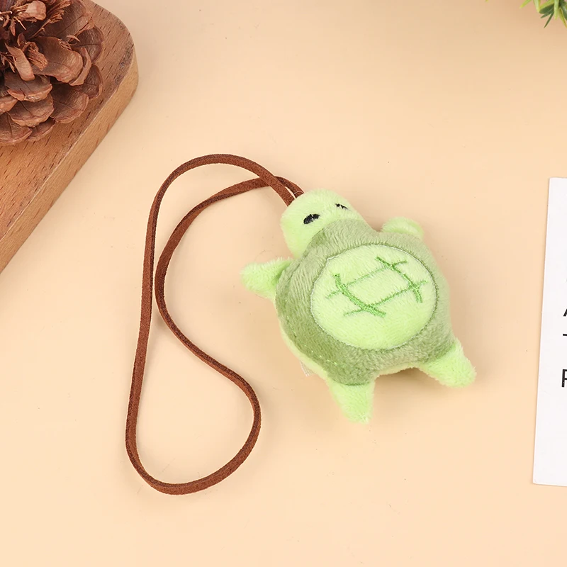 Cute Cartoon Turtle Plush Doll Pendant Fluffty Little Animals Turtle Stuffed Doll Key Chain Girl Backpack Pendant