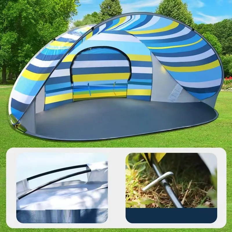 Portable Ultra-Light Camping Tent, Rainproof and Sunscreen, Quick-open Tent, Nature Hike, Bushcraft Beach Tourist Awning - Image 4