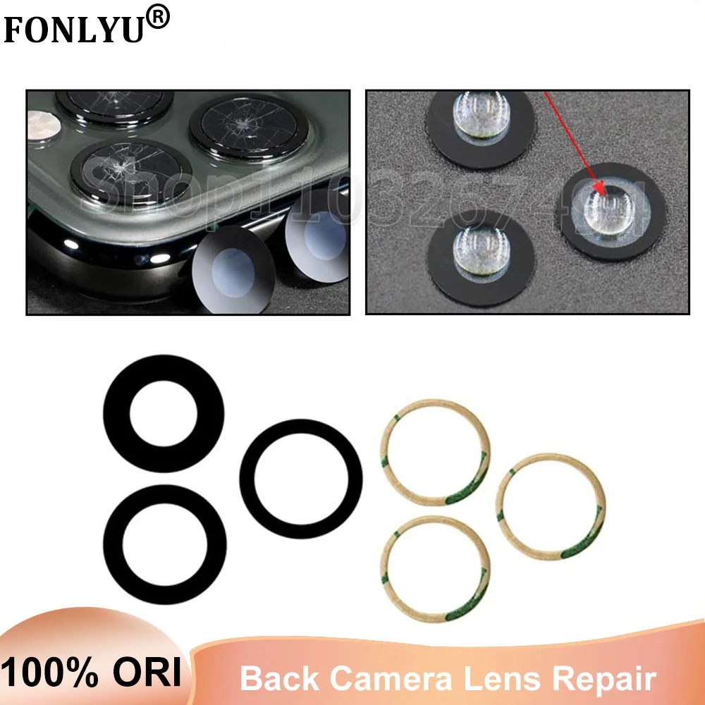 

ORI OEM Quality 10sets Back Camera Lens Glass Replacement for Phone X XS 11 12 13 Mini 14 15 Plus 16 Pro Max Rear Camera Lens