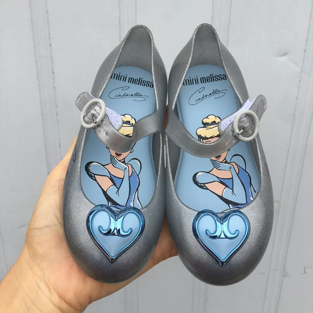 Disney-sandalias de princesa frozen para niña, zapatos deportivos antideslizantes de fondo suave, regalo