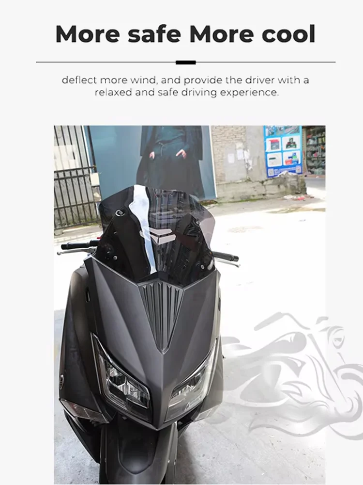 Yamaha TMAX 530 Windscreen 2012-2016 Clear