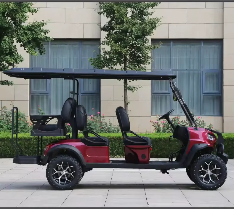 TongCai Street Legal Wholesale 6 Seater Low Speed Vehicle 4 Wheel Drive Push Electric Golf Cart