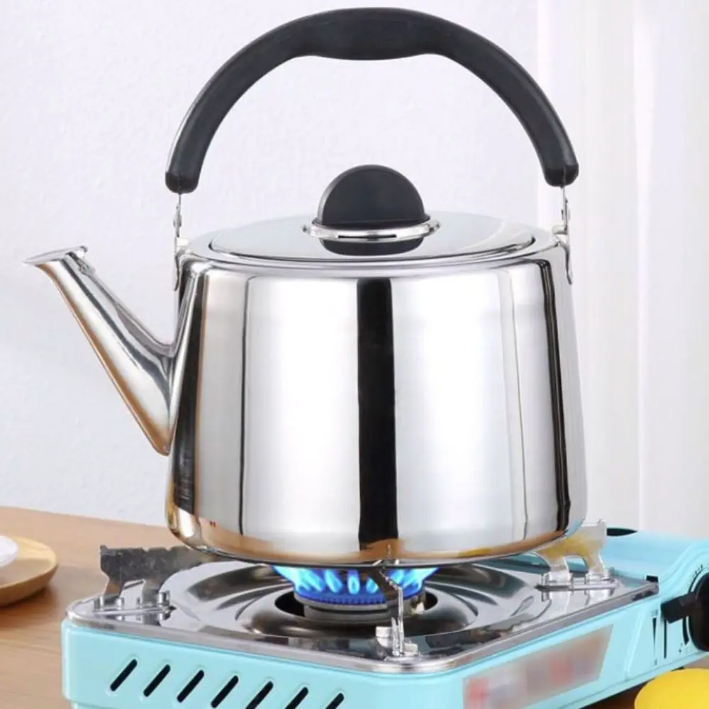 

General Stainless Steel Whistle Kettle Large Capacity 2/4/6/8L Boiling Water Kettle Thickened Tea Pot Restaurants