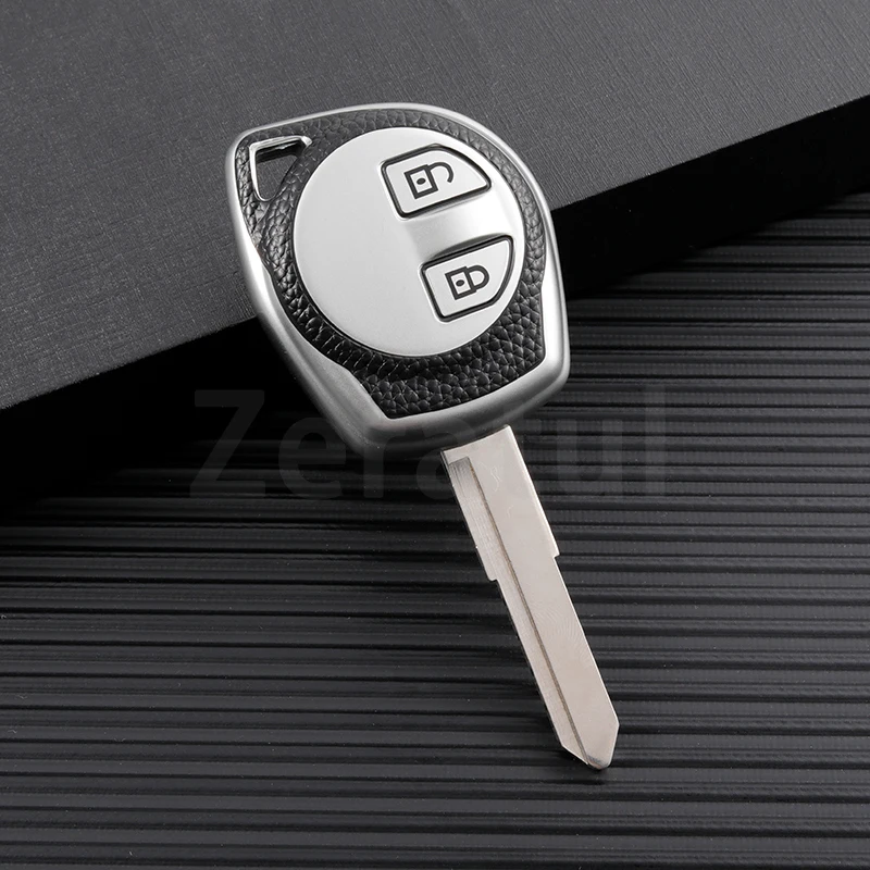 

Кожаный чехол для автомобильного дистанционного ключа, чехол, держатель для брелока для Suzuki Jimny Grand Vitara Swift IV SX4 Classic Liana Celerio