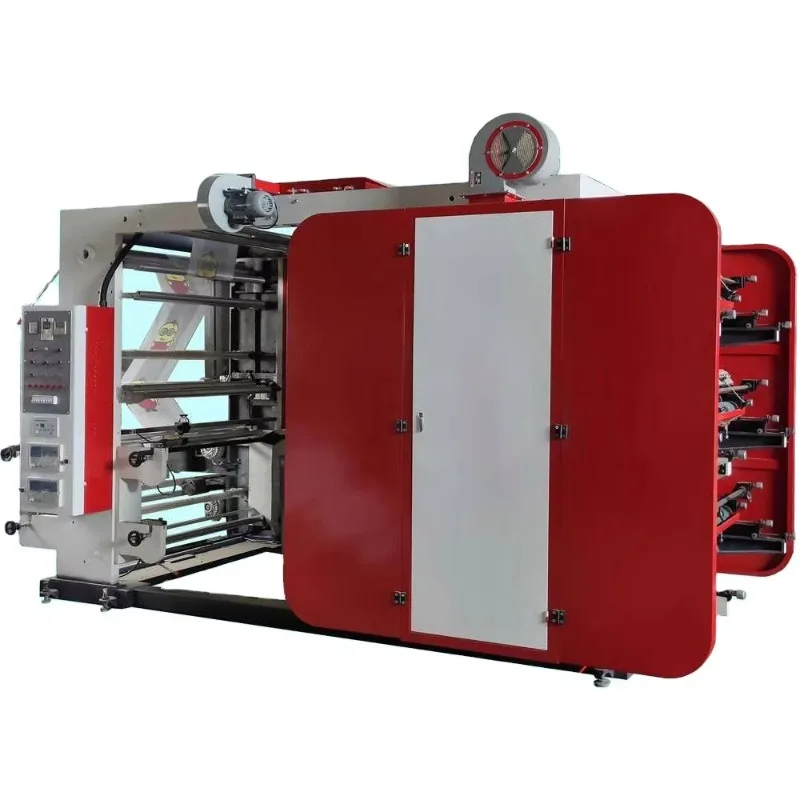 Customized Good Price New Semi-Automatic 6-Colour Letterpress Flexo Printing Machine Stack Structure Plastic/Paper Bags 10-50M/M