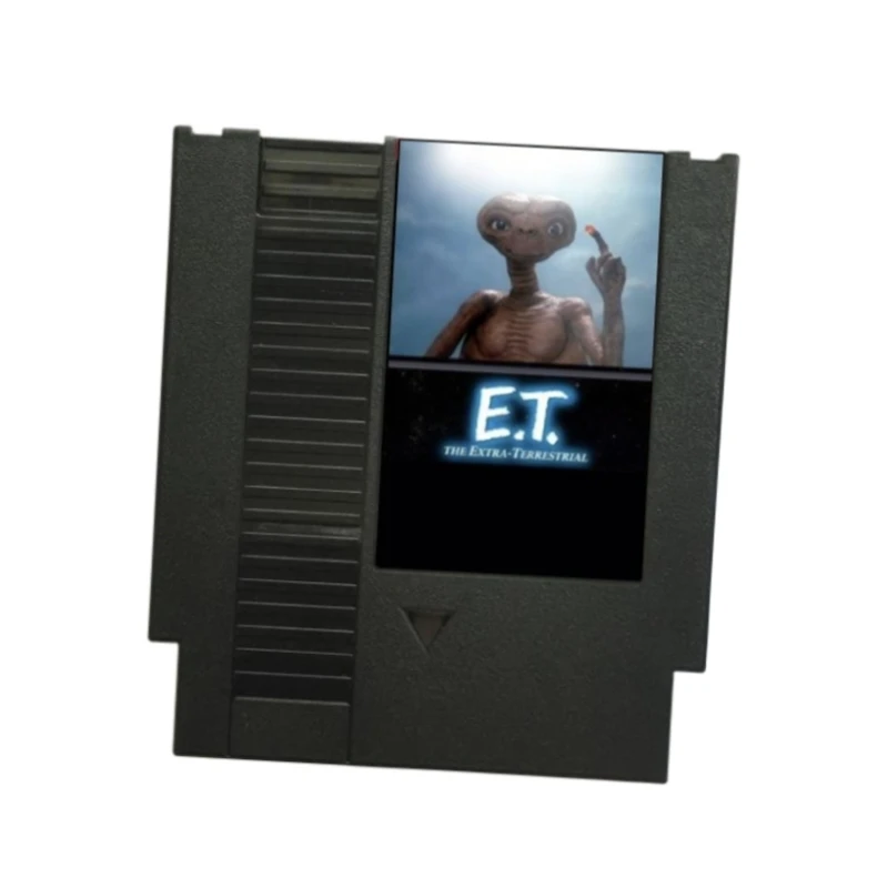 E.T. The Extra Terrestrial Game Cartridge for NES Console 72Pins Video Game Card