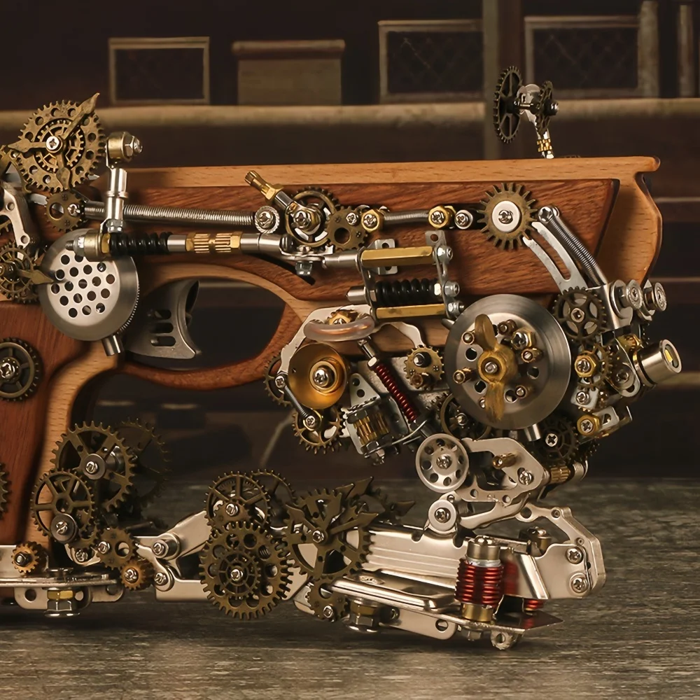 760PCS Archimede balestra a vapore puzzle 3D modello di assemblaggio in metallo giocattolo alla moda figurine puzzle creativo regalo di blocchi di costruzione