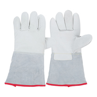 Waterproof Gloves Freezer for Working Men Weather Heavy Duty Safety Cooking Heat Resistant Cowhide