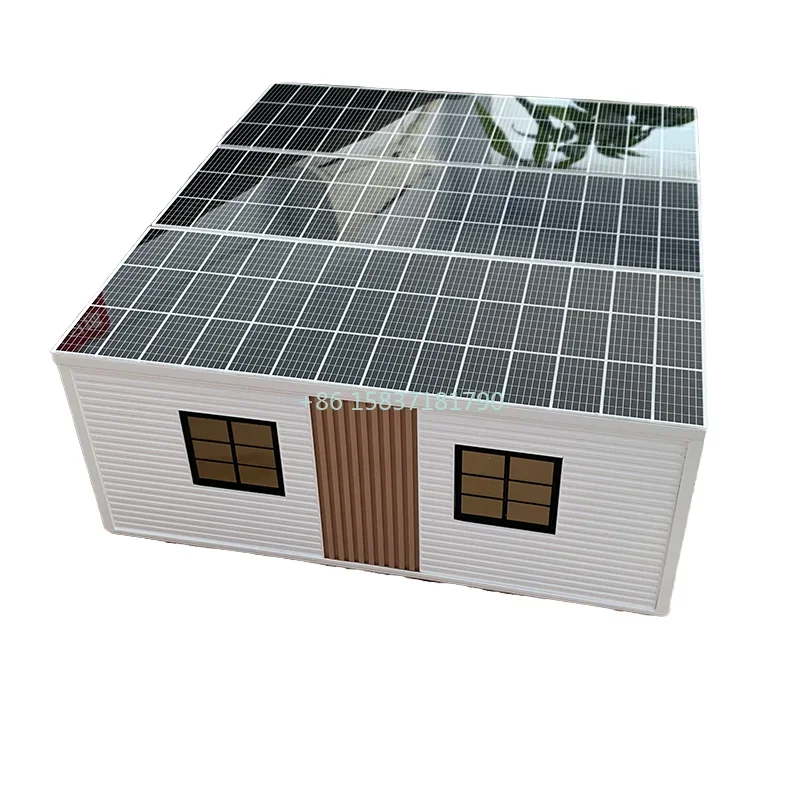 Waterproof Container House Modern Tiny Home Prefab Folding House Casa Prefabricada Modular Container House with Solar Panels