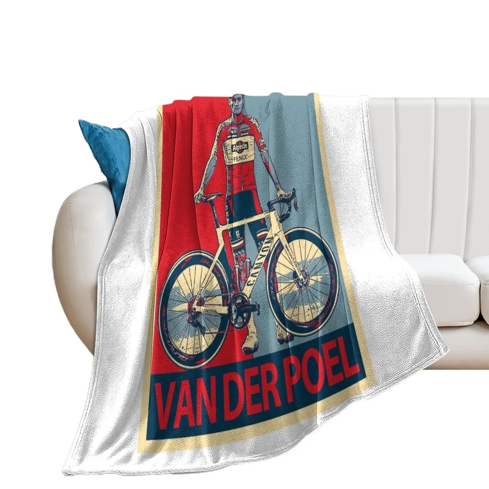 

Mathieu van der Poel Throw Blanket Flannel Fabric Flannel Blankets