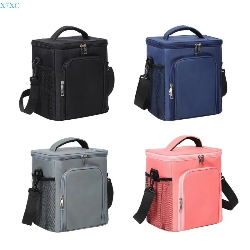 X7XC Stylish Insulated Lunch Bag with Shoulder Strap Handbag Keep Your Temperature Controlled